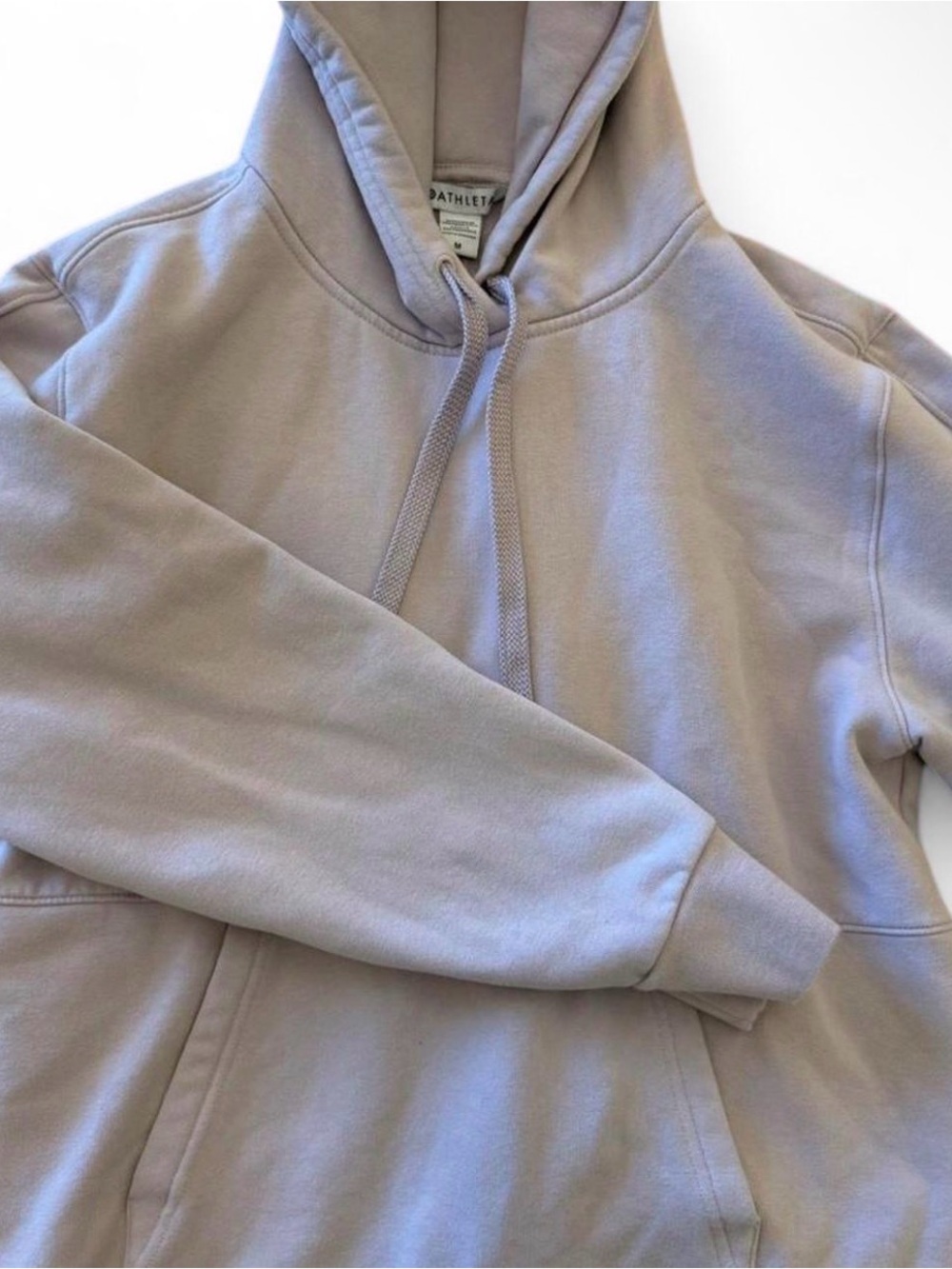 Athleta Cozy Hoodie in Soft Lavender Taupe